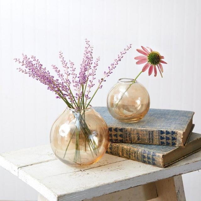 Handblown Glass Vases (set of 2)
