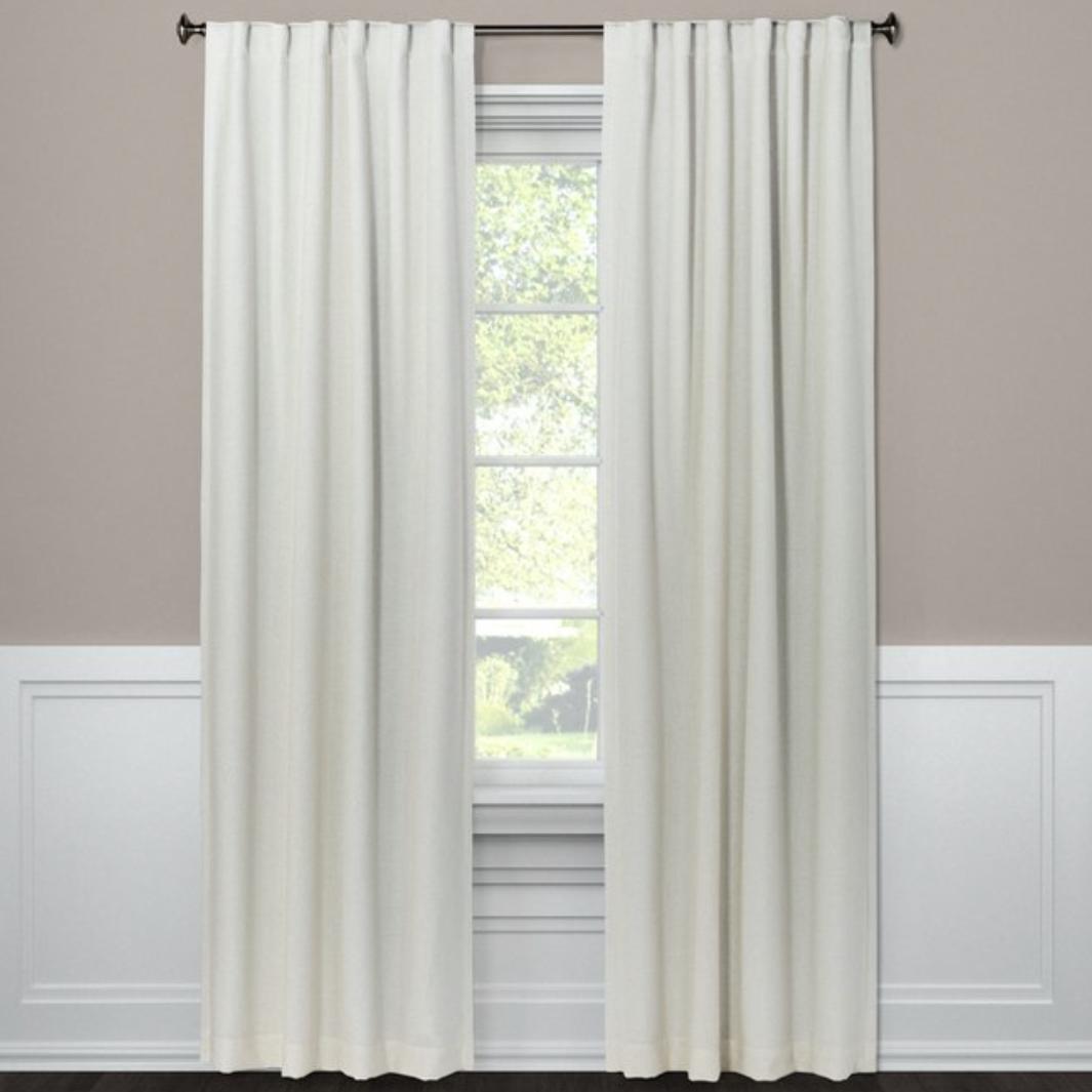 1pc Blackout Aruba Linen Window Curtain Panel - Threshold™
