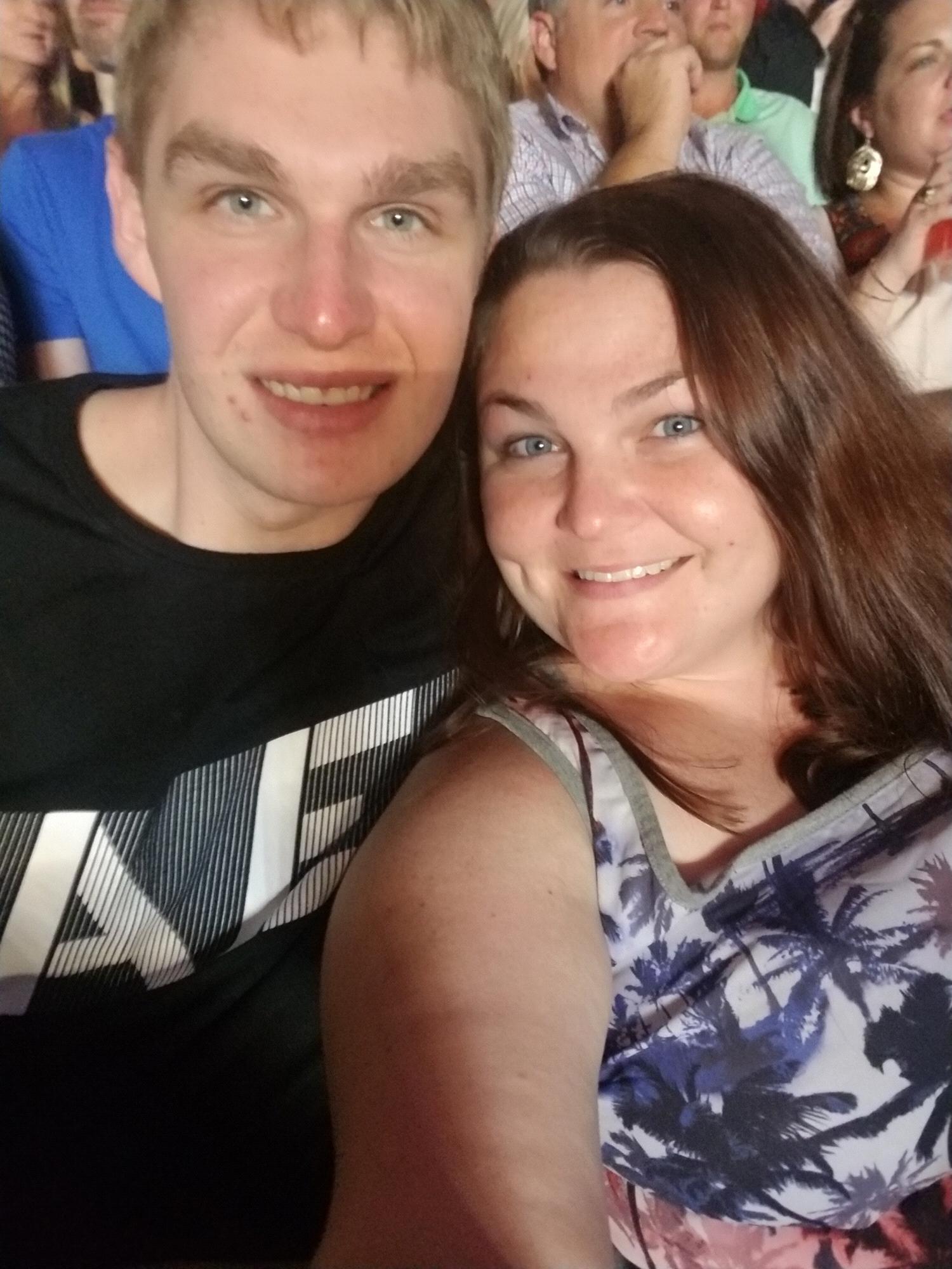 Our first date.
