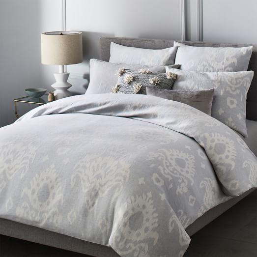 Oversized Ikat Duvet Cover + Shams (King)