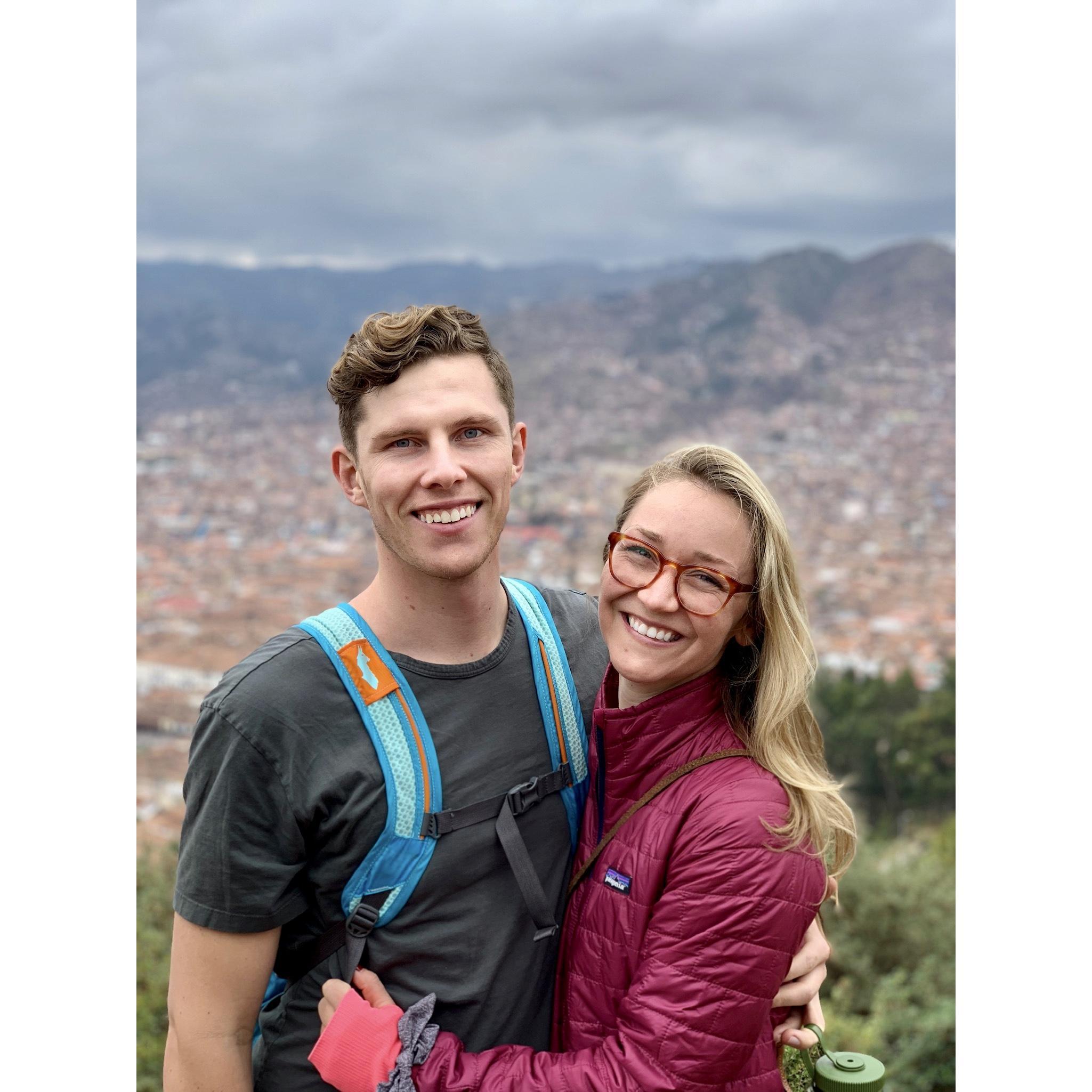 Hiking the Lares Trek to Machu Picchu near Cusco, Peru