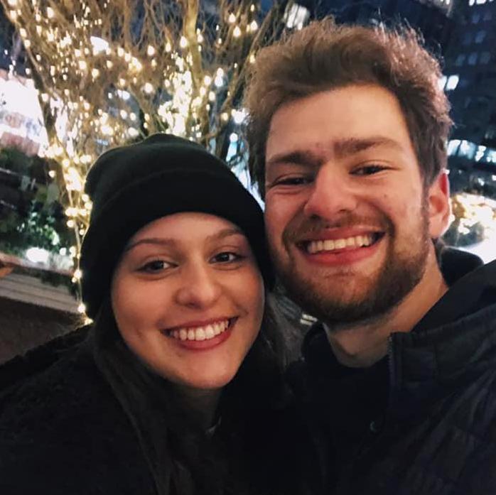 our first picture together as a couple / philly / december 2020
