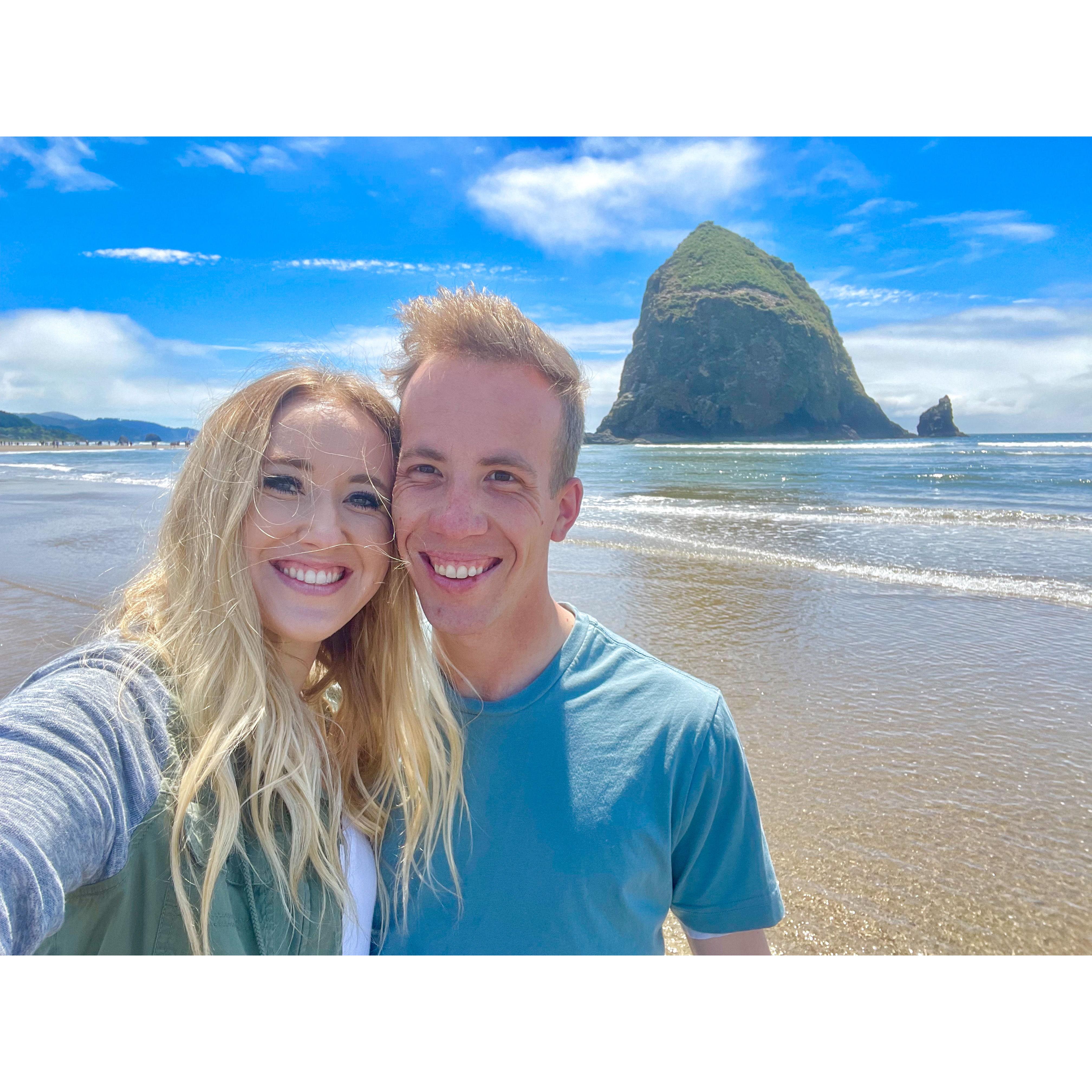 Cannon Beach in Oregon