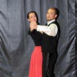 Our first competition.  Erin's dad was confused to find out we weren't actually dating.