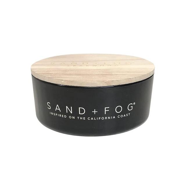 Sand + Fog Scented Candle - Teakwood - Additional Scents and Sizes – 100% Cotton Lead-Free Wick - Luxury Air Freshening Jar Candles - Perfect Home Décor for Your Cocktail Table – 34 oz