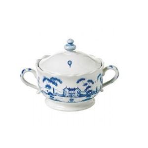 Country Estate Delft Blue Sugar Bowl