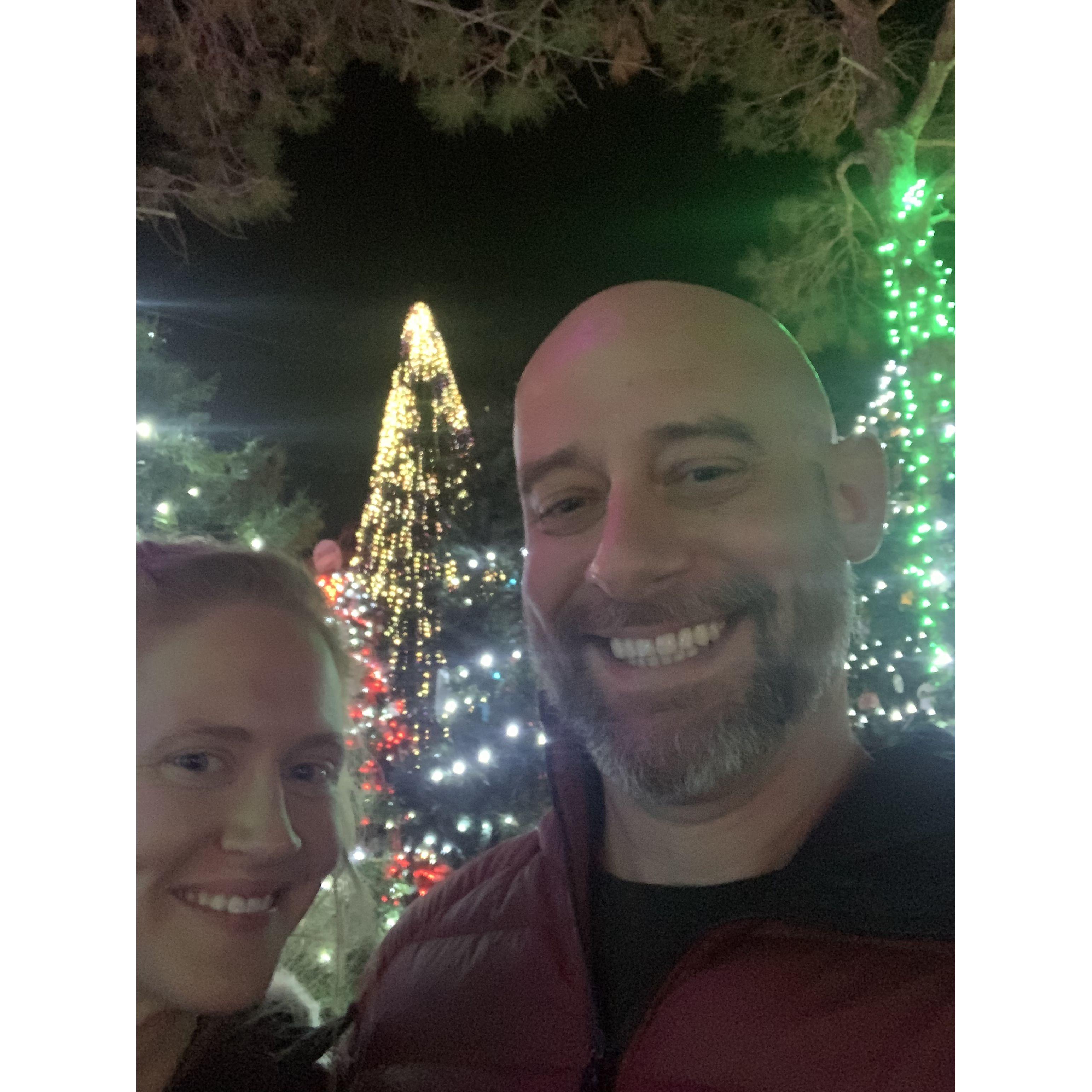 Another one of our first pictures together (from our fourth date)