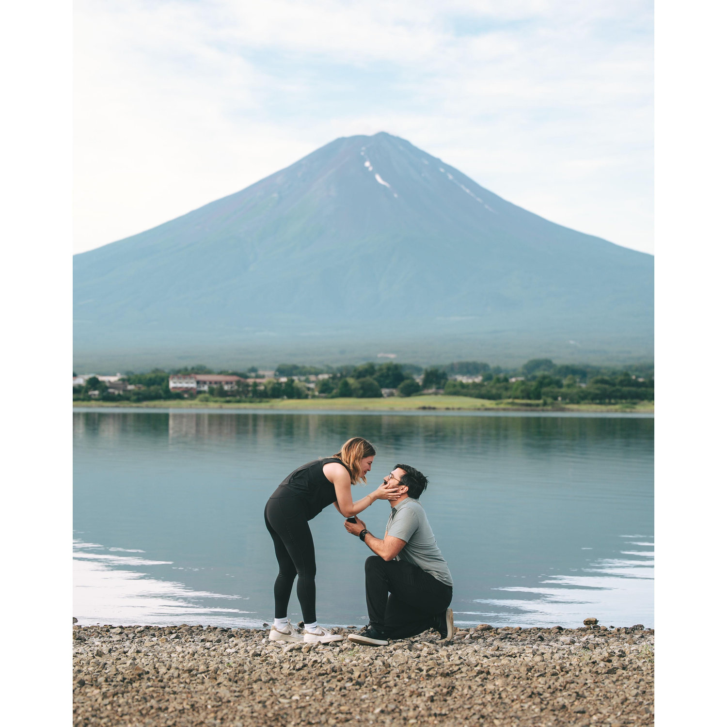 Our engagement - Kawaguchiko, Japan