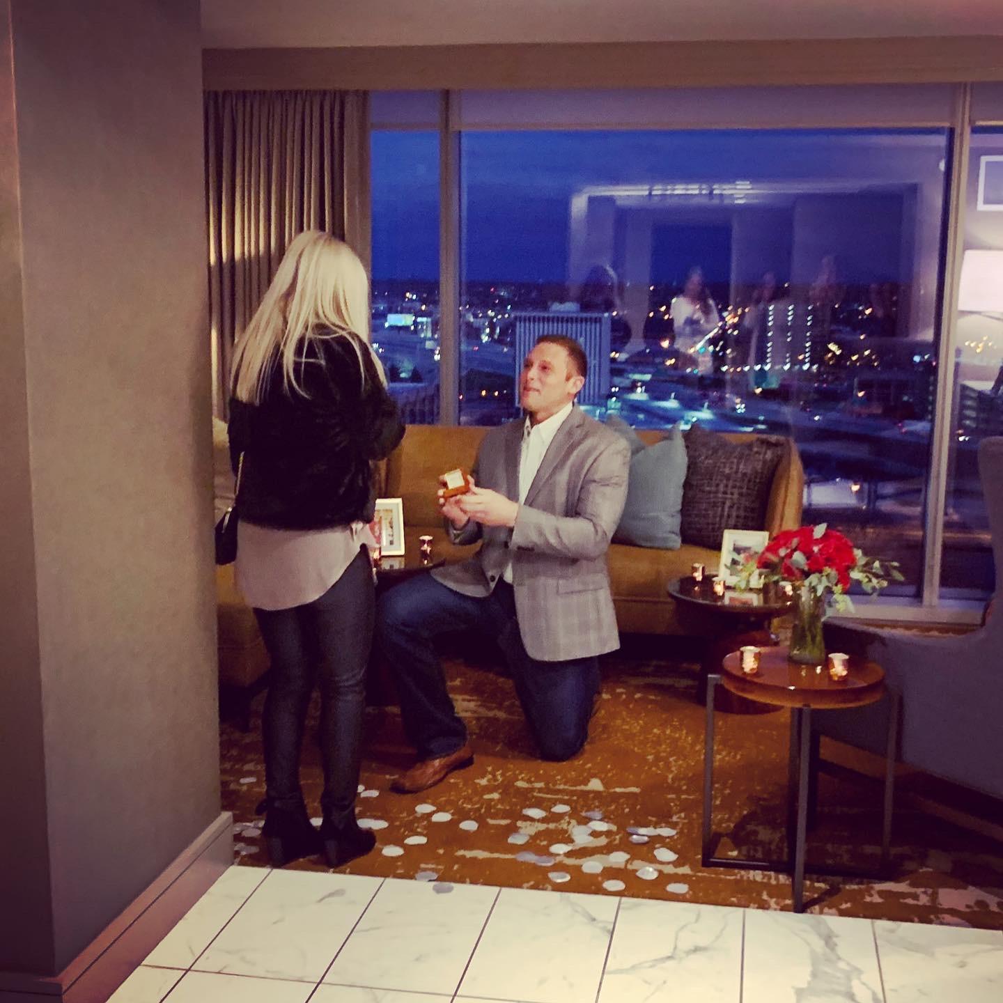 He proposed!