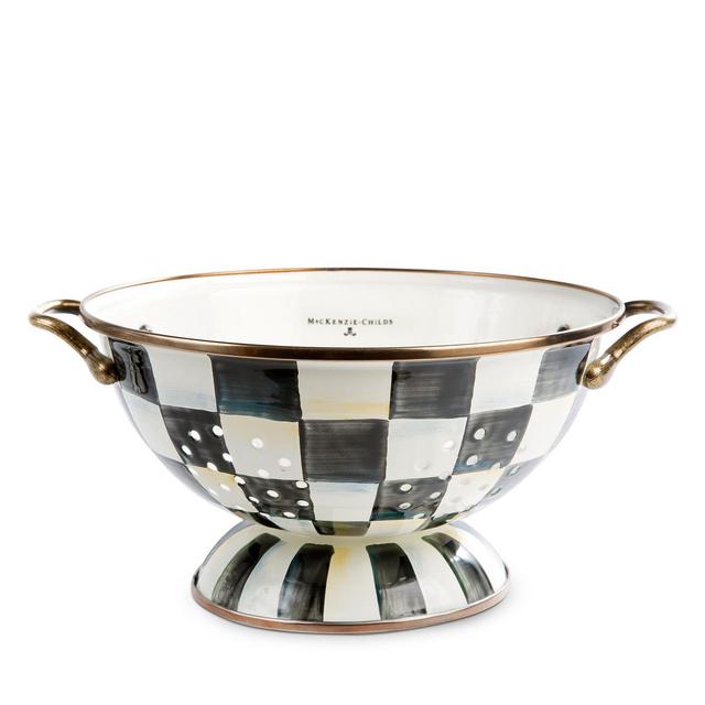 MacKenzie-Childs Courtly Check Colander - Large