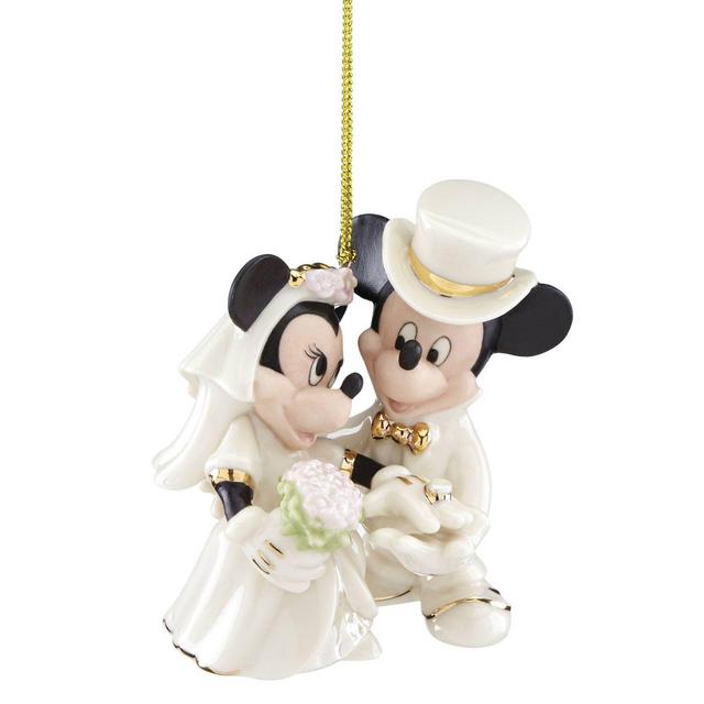 Lenox® Disney® Mickey and Minnie Wedding Christmas Ornament