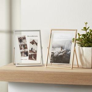 Corner Names Tabletop Floating Framed Print