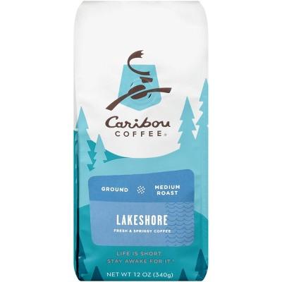 Caribou Coffee Lake Shore Blend Medium Roast Ground Coffee - 12oz