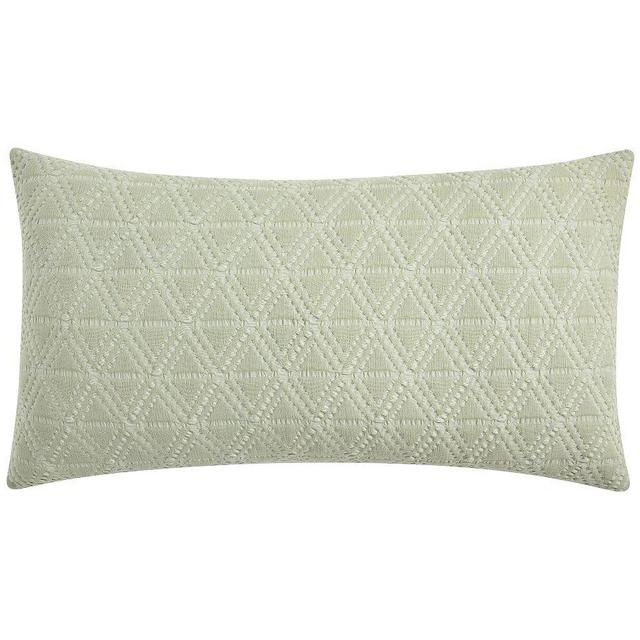 Diamond Matelasse Sham, Eucalyptus, King