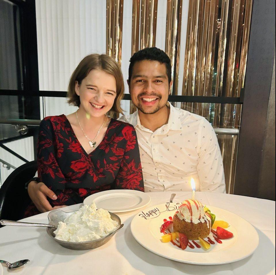 Elbert's most recent birthday, some amazing food and company