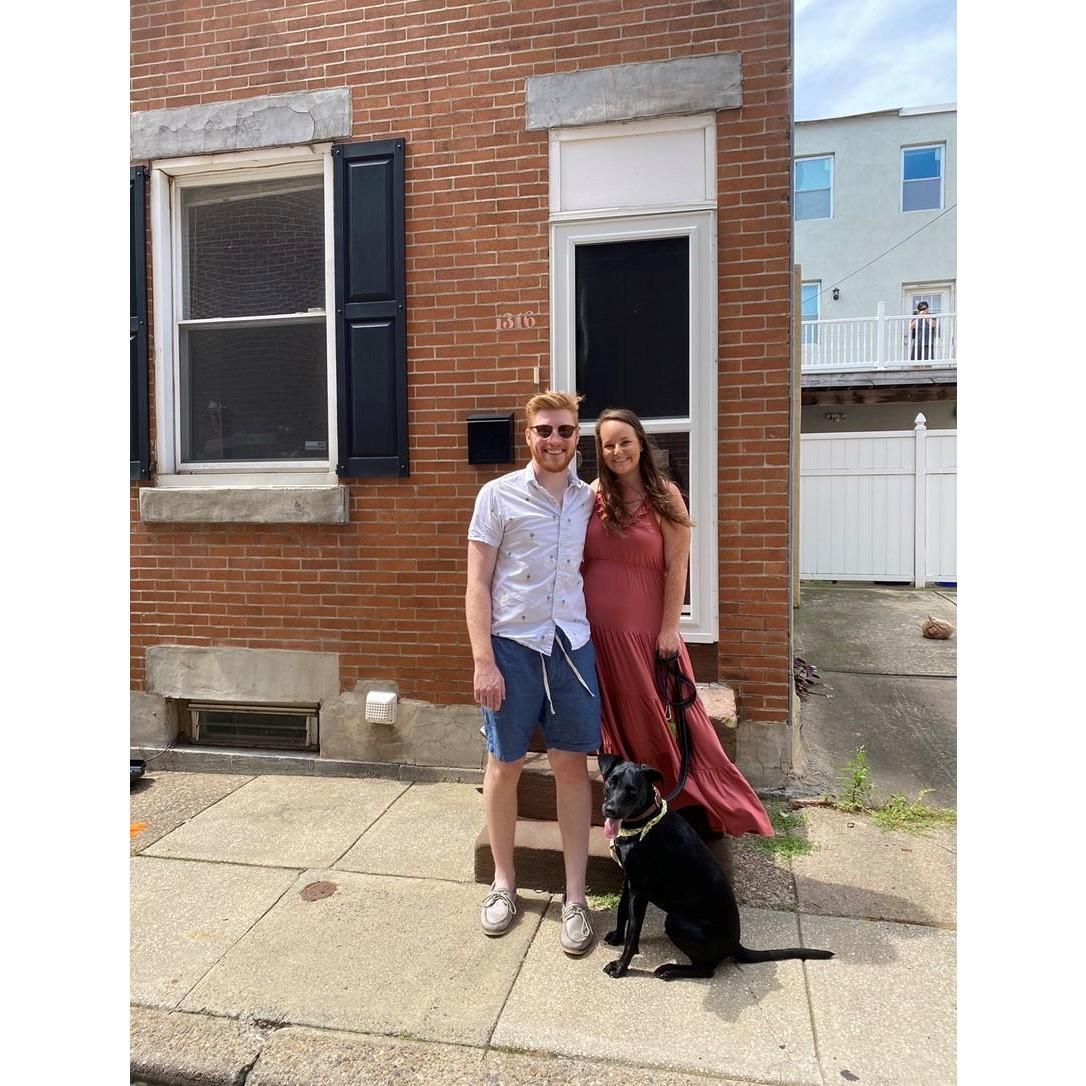 Bri and Tyler (and Jack) became homeowners in 2020