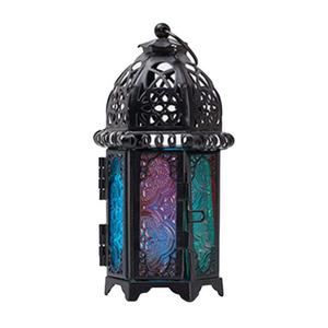 Shuohu Moroccan Lantern, Gothic Castle Hollow Out Candle Holders Candlestick Lighting Lantern