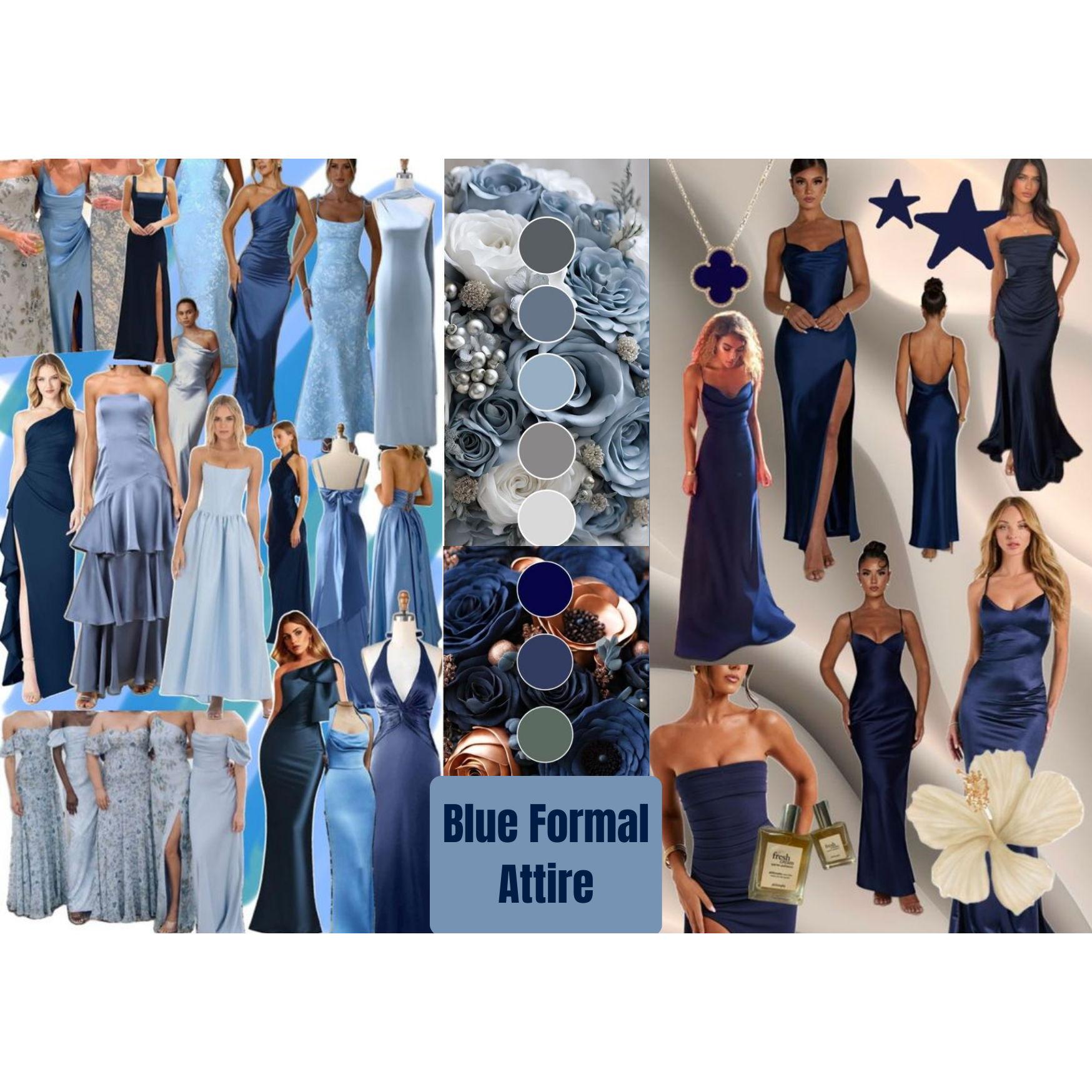 Shades of blue!