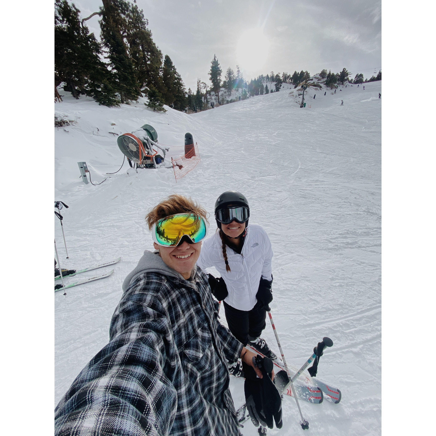 Brynn's first family trip with the Popes at Big Bear 12/20/2021
