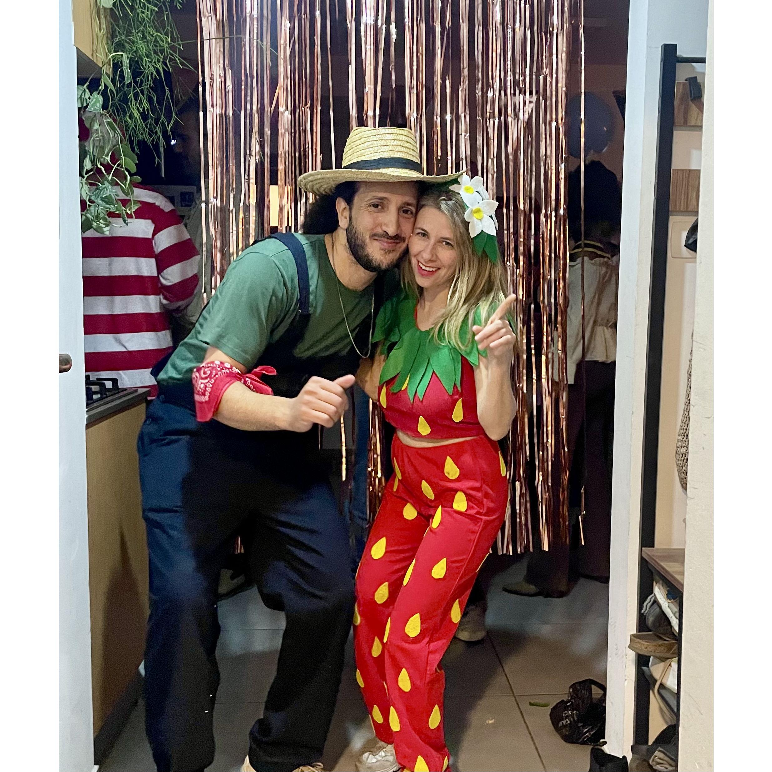 More Purim fun- we hosted a party at our apartment. It was such a fun party, people stayed until 1am and we went our afterwards. It was a night to remember.