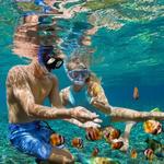 Scuba diving, windsurfing and kayaking