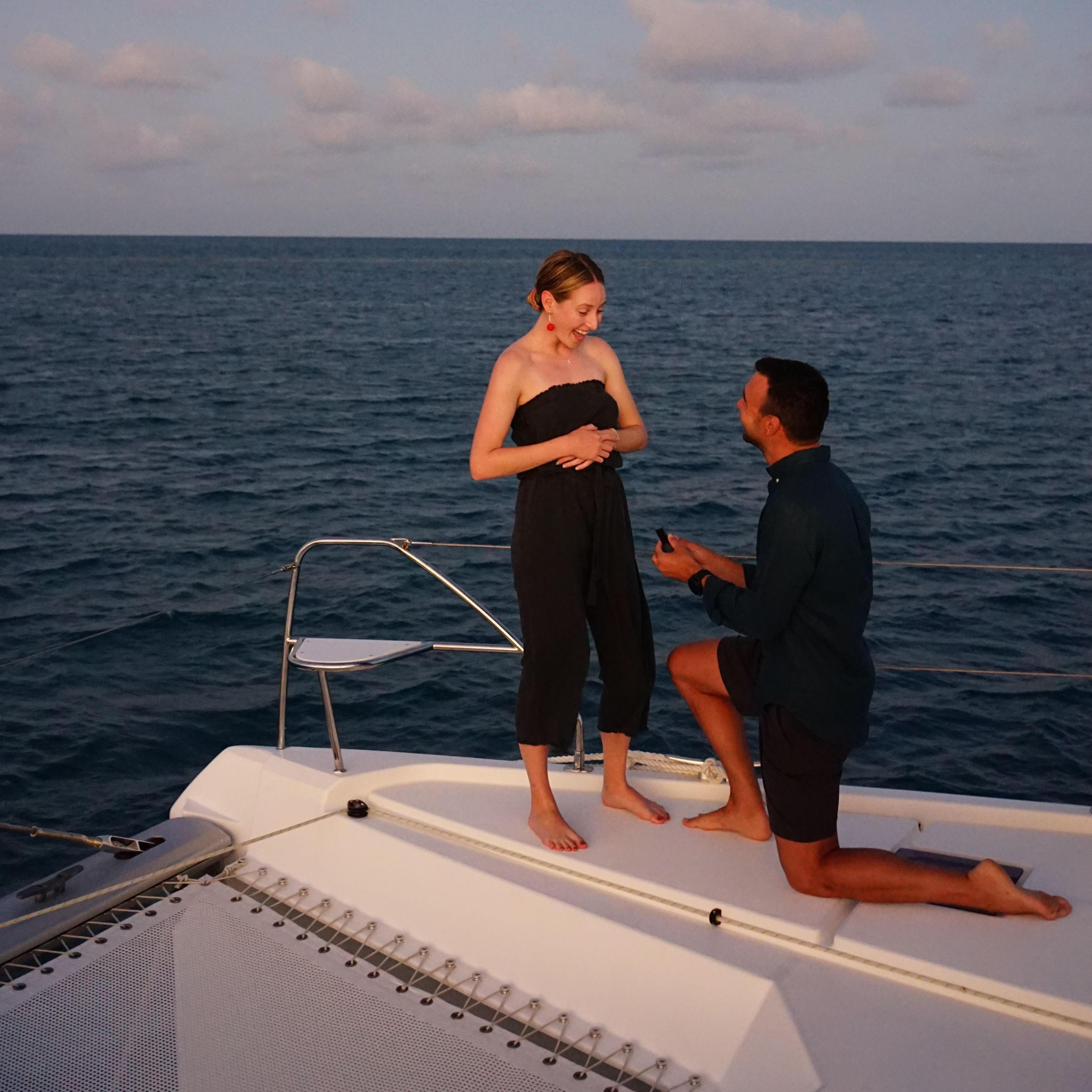 The moment she said "Yes"