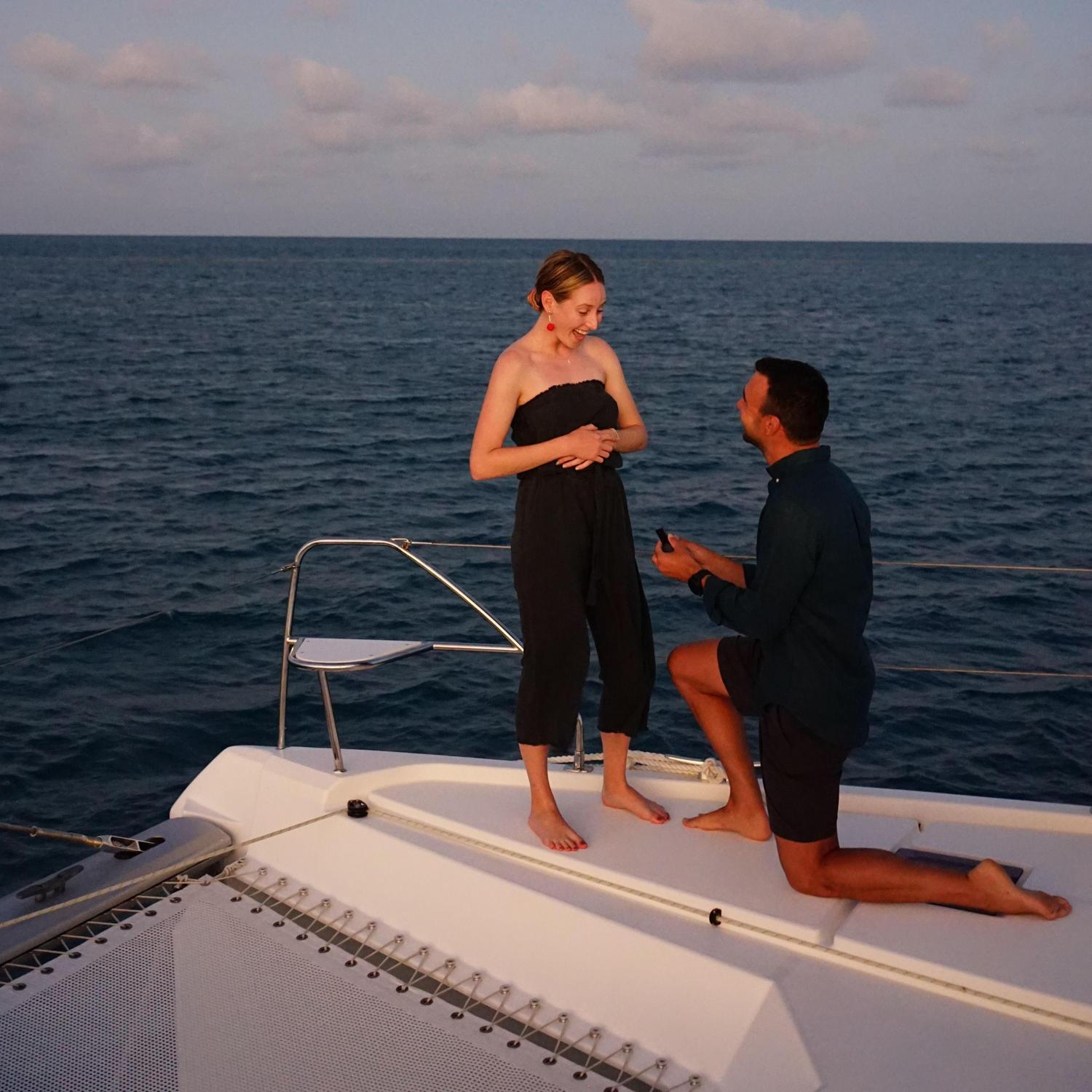The moment she said "Yes"