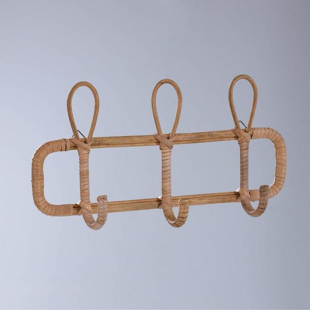 15" x 7" Rattan Wall Hooks Natural - Opalhouse™