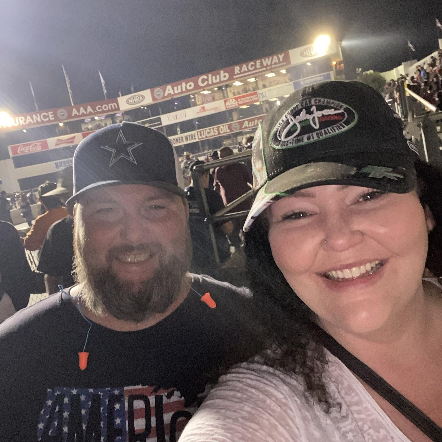 We took a quick trip to Pomona for Nathan’s first NHRA event! Baptism by Nitro!