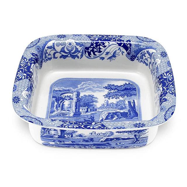 Spode Blue Italian 10 Inch Square Dish