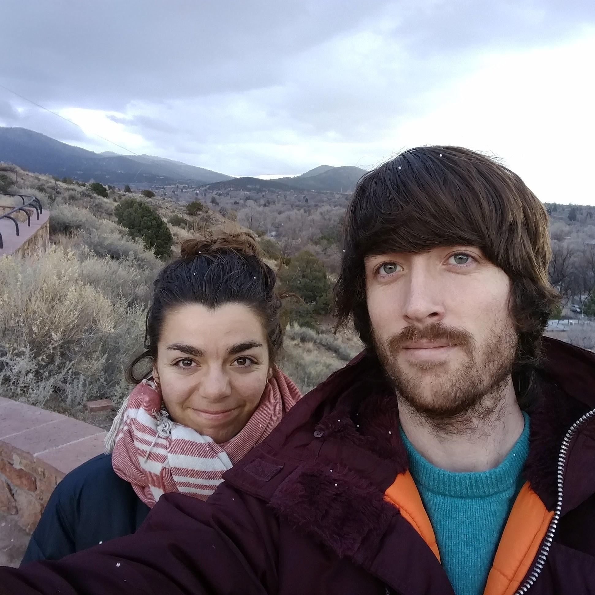 new year's day 2017 in santa fe, nm - the day after rob proposed!