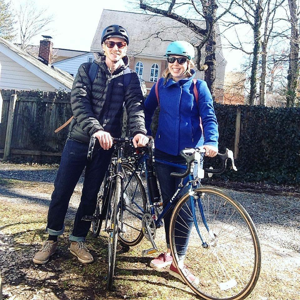 Throwback biking around Asheville