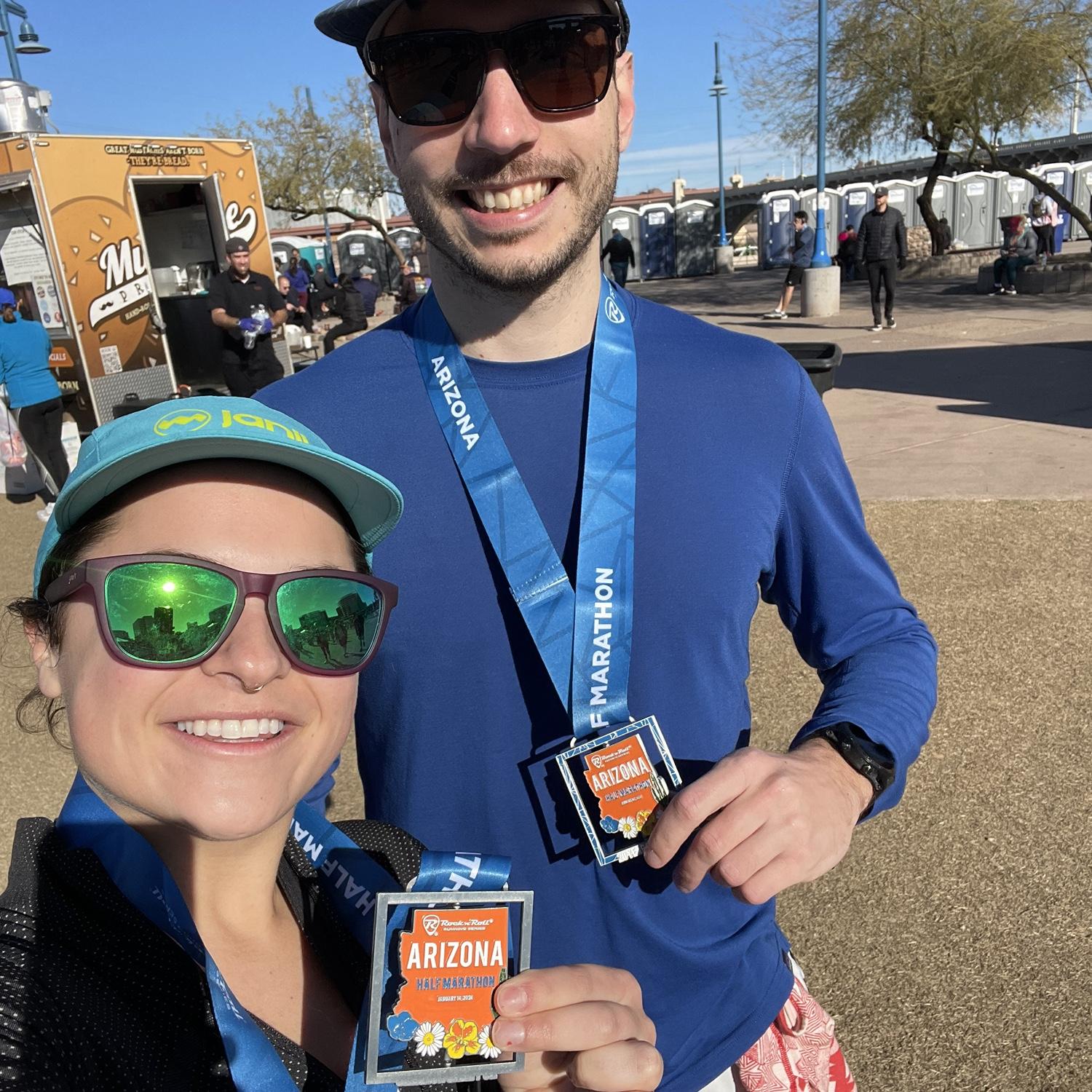 first half marathon together!