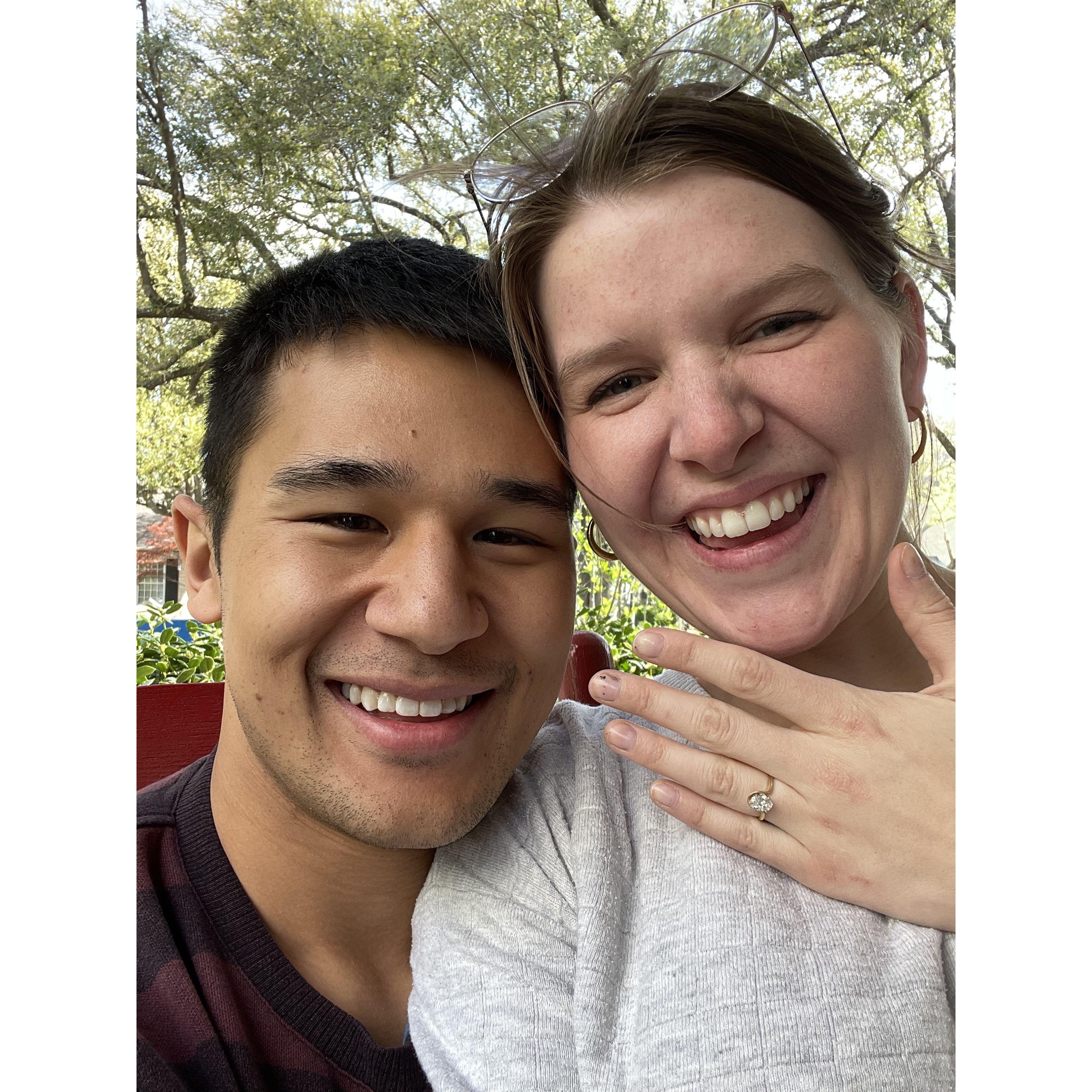 The day we got engaged :)