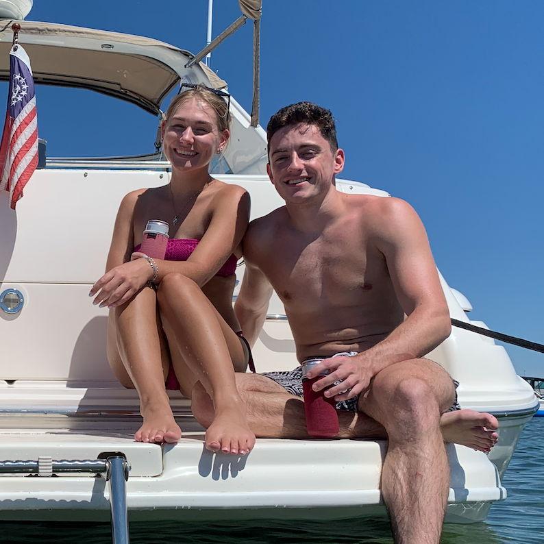 The day Conrad met Kaitlyn's family: August 2021