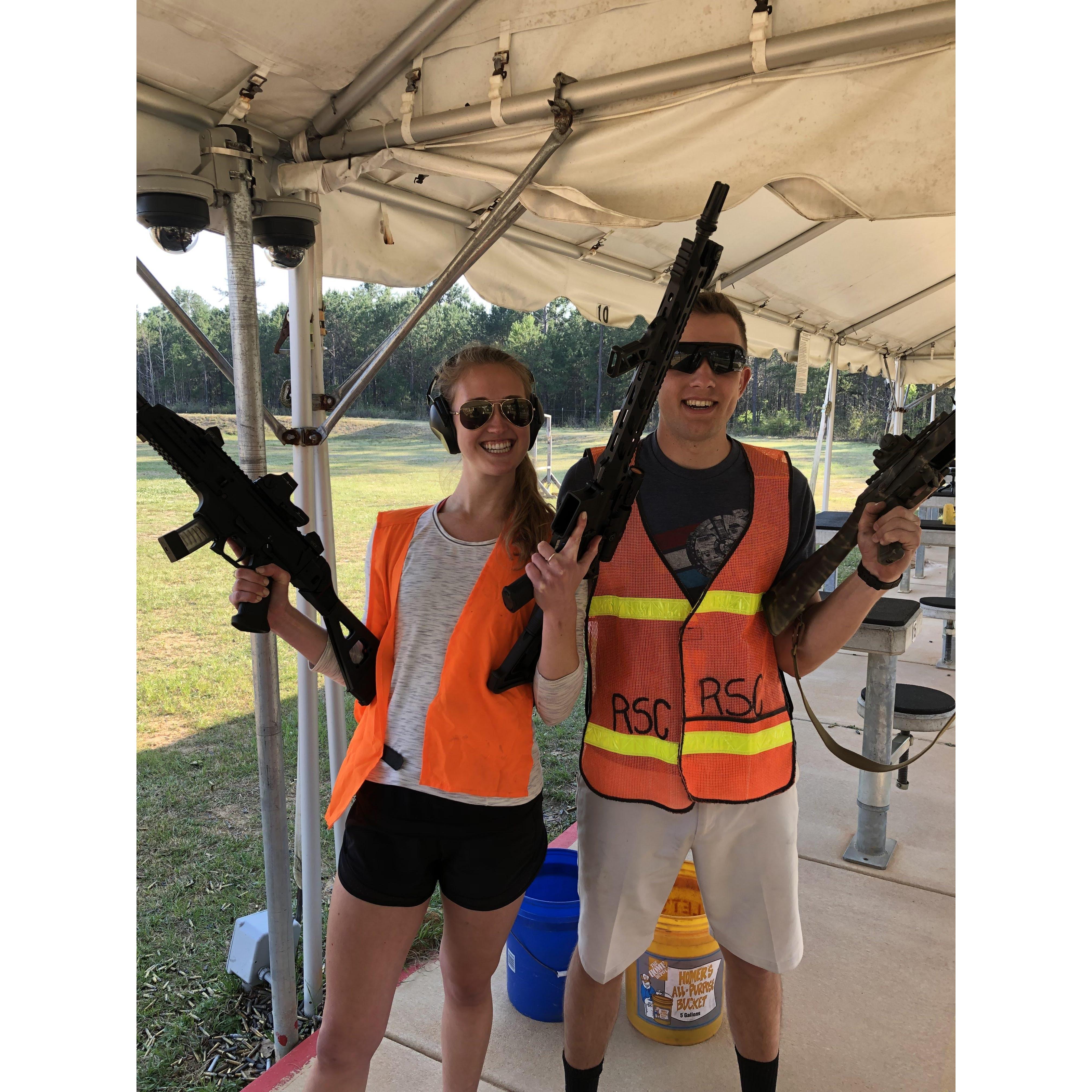 Fun fact - I beat Luke at skeet this day