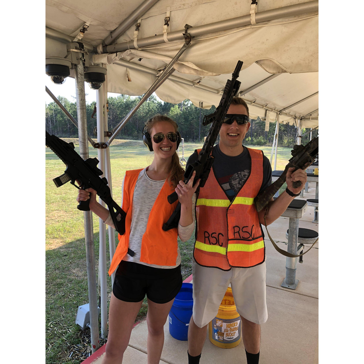 Fun fact - I beat Luke at skeet this day