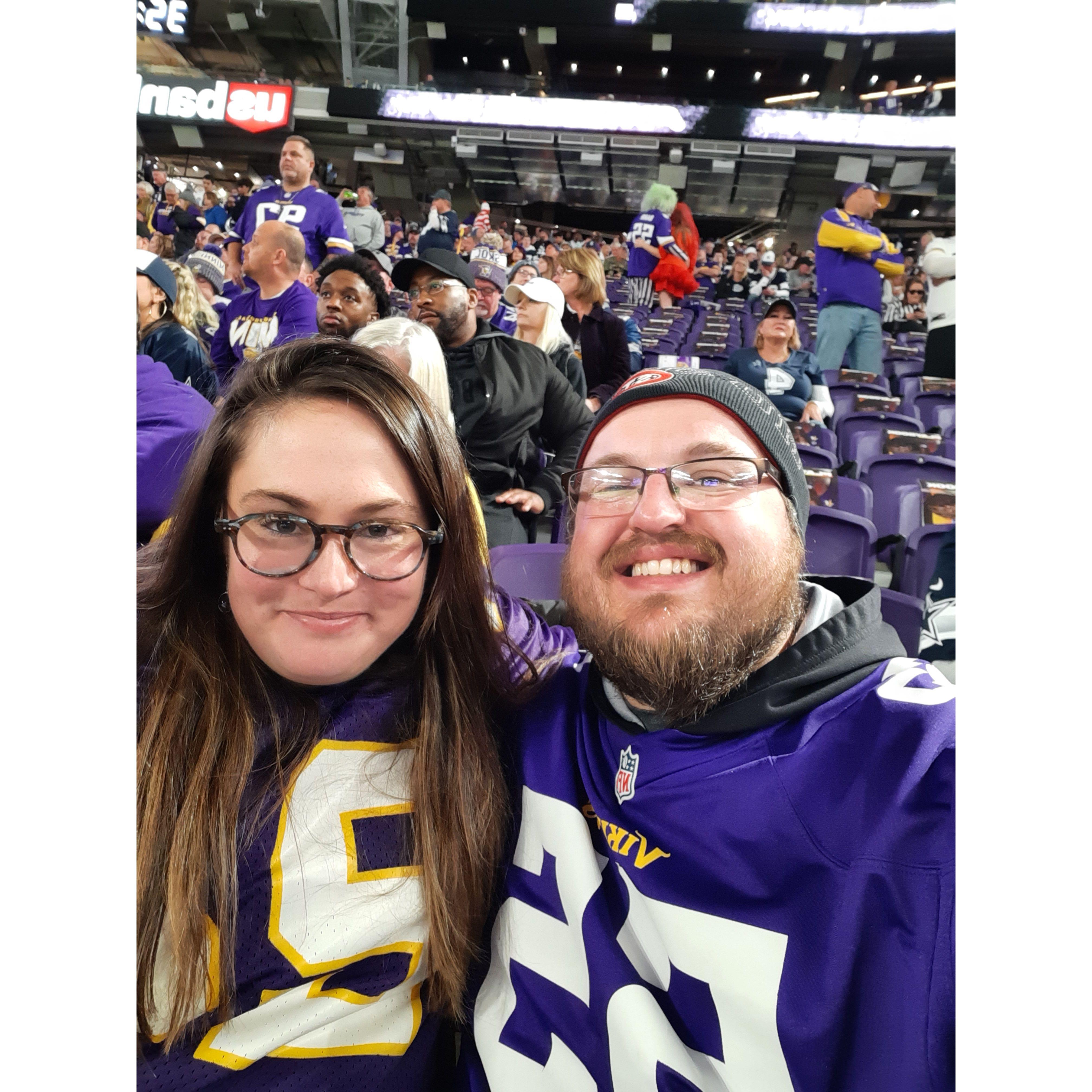 Viking's game date night