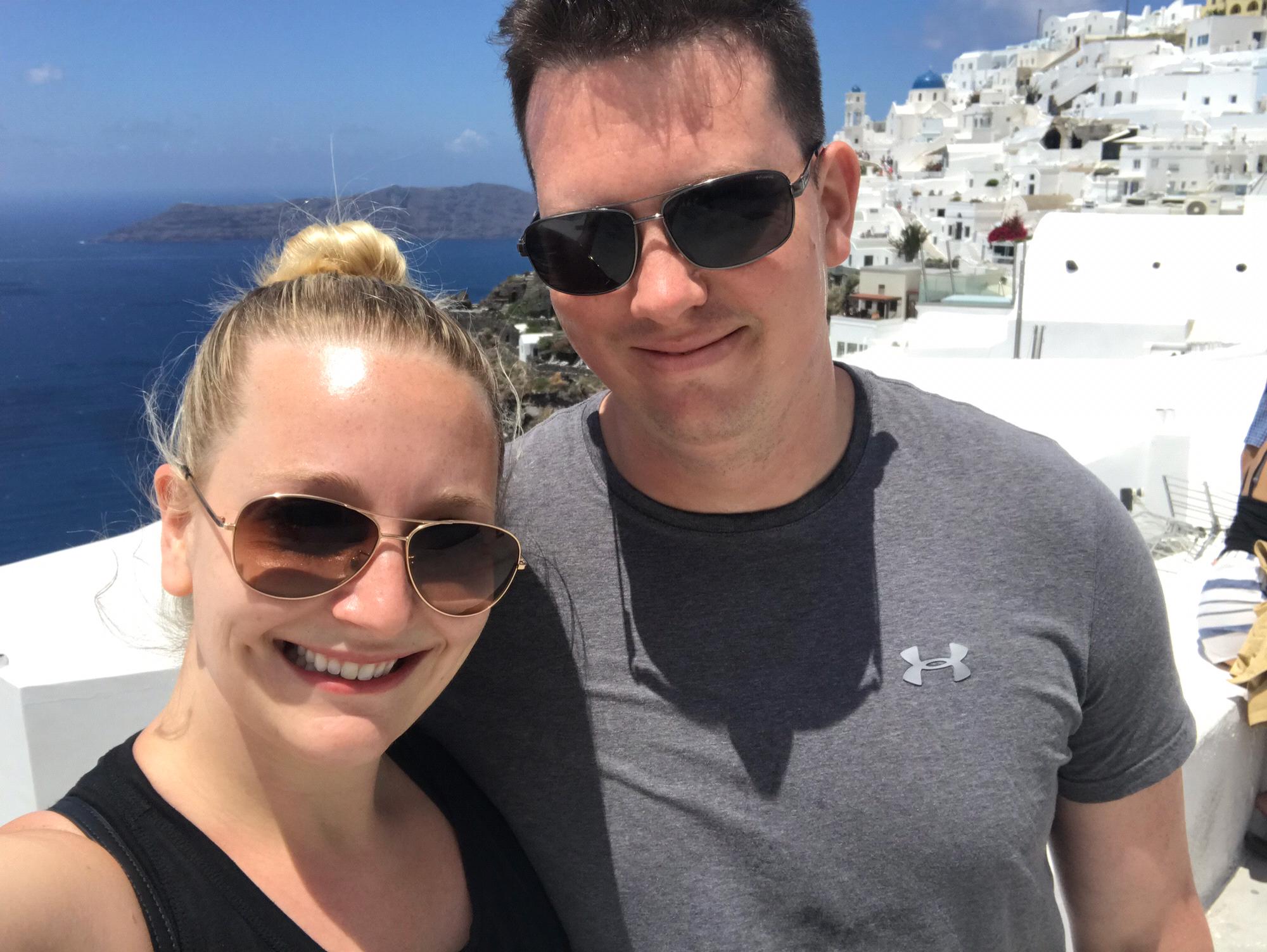 Hiking in Santorini