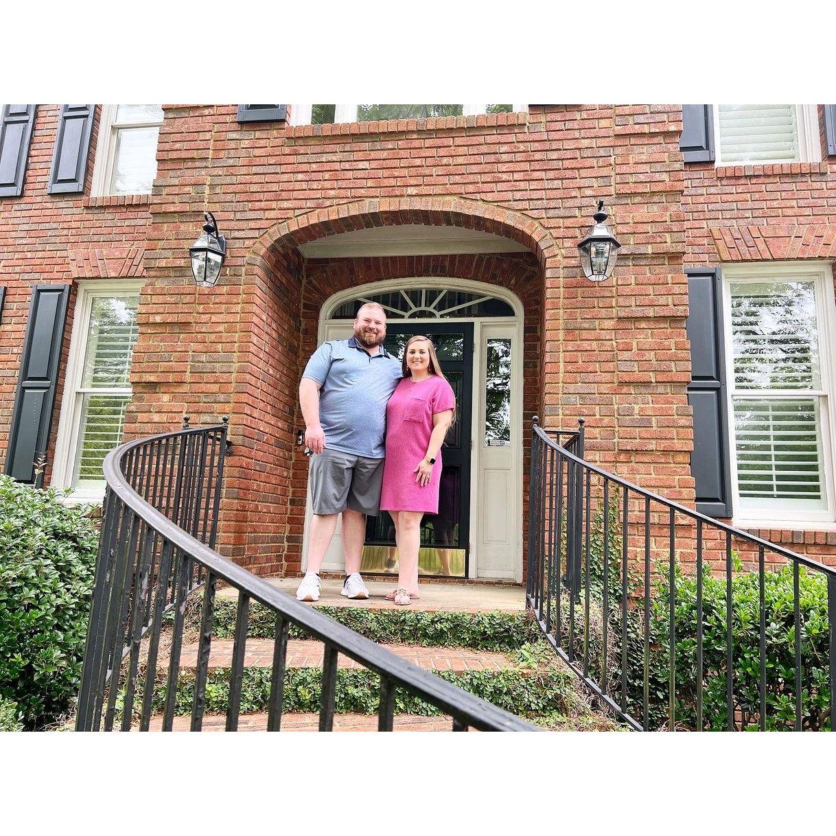 The day we closed on our first home we purchased together!