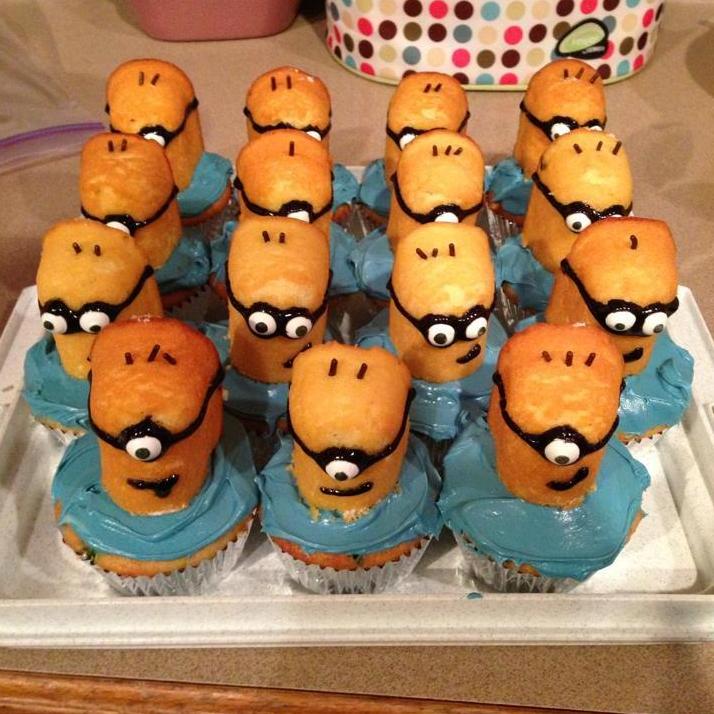 Back when minions were a thing, we made these together. One of our ONLY successful baking projects in 12 years!