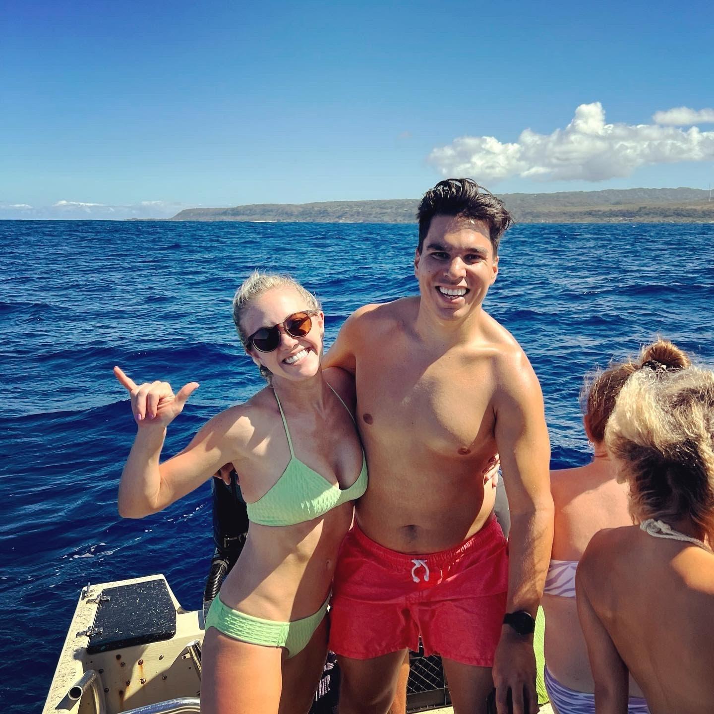free swimming with sharks on the North Shore, Oahu