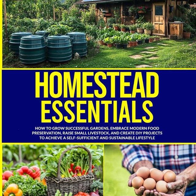 Homestead Essentials: How to Grow Successful Gardens, Embrace Modern Food Preservation, Raise Small LIvestock, and Create DIY Projects to Achieve a Self-Sufficient and Sustainable Lifestyle