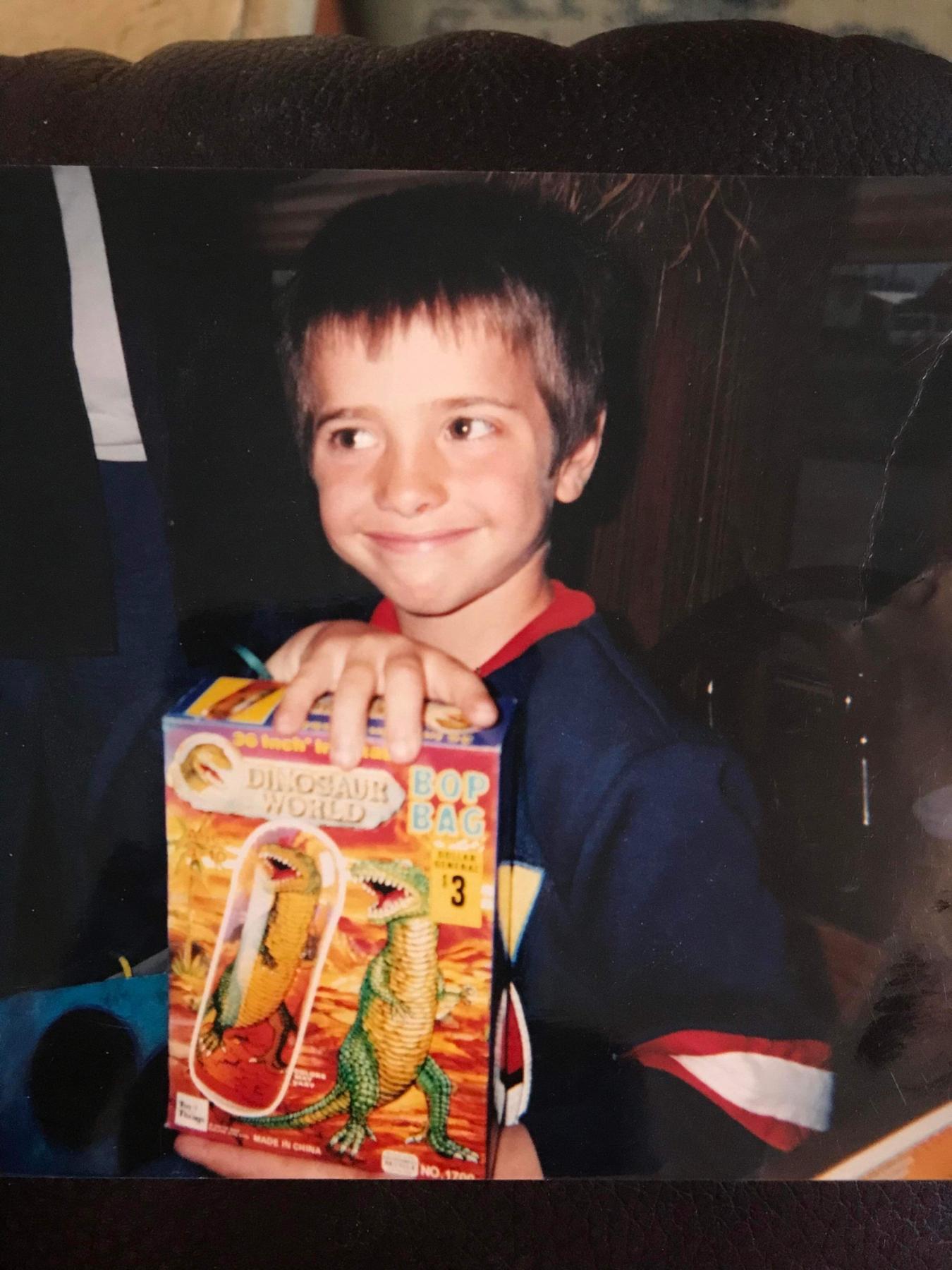 Colton’s excited for his gift