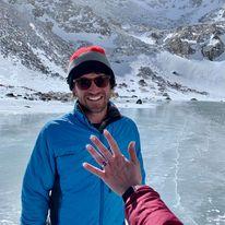 Haley said yes in 0 degree weather at Sky Pond in Rocky Mountain National Park!