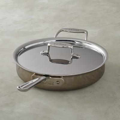 All-Clad d5 Stainless-Steel Sauté Pan, 3-Qt