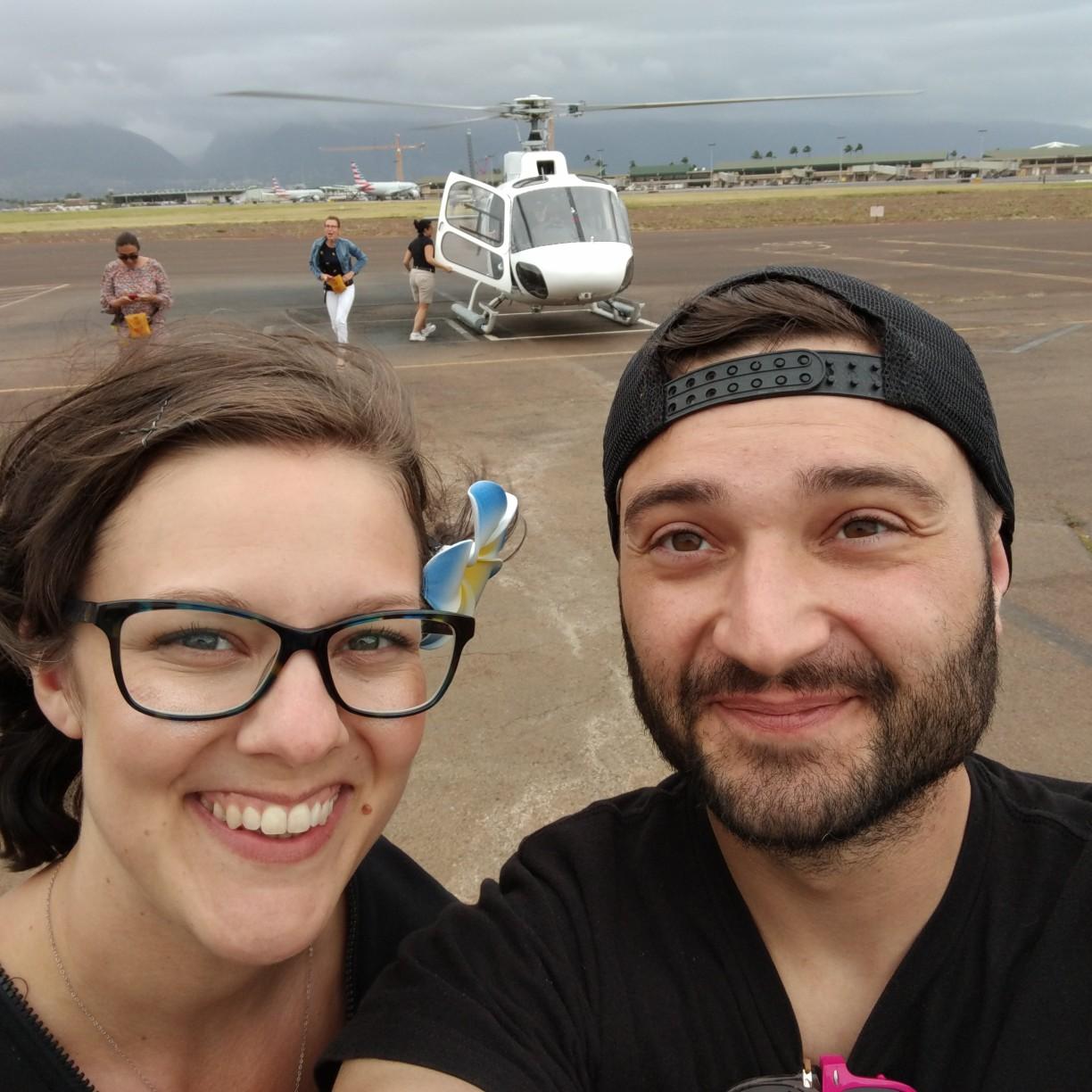 Surprise Helicopter Ride over Maui