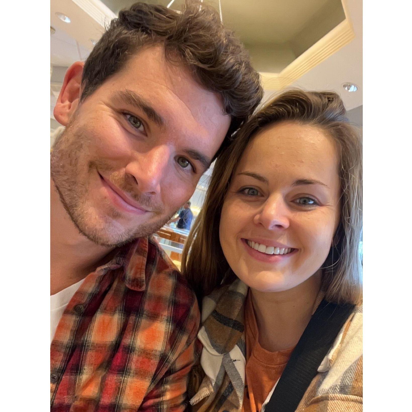 Board games and coffee during one of Alec's many visits to Memphis!