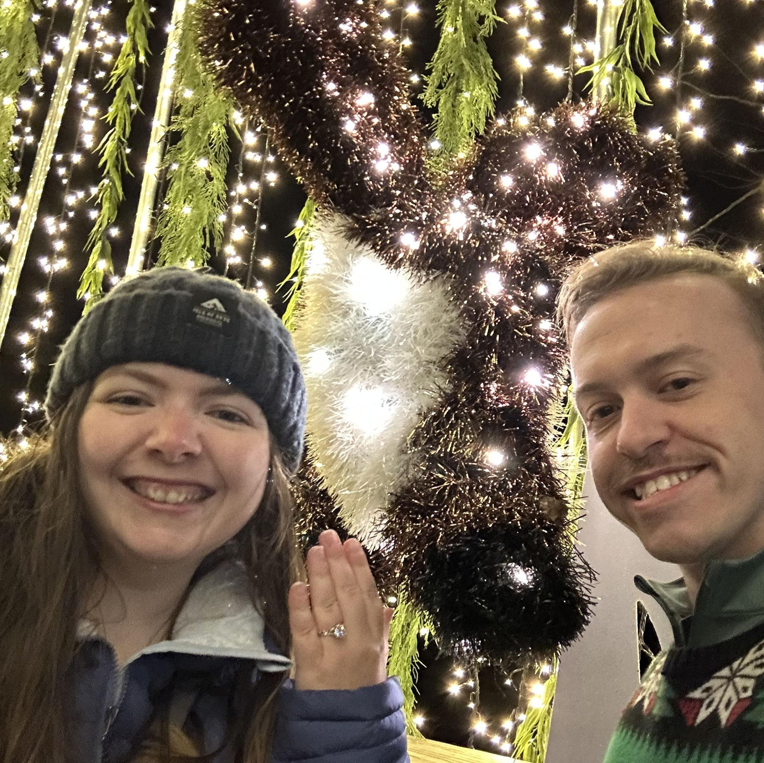 This time we went to the Wonderlights engaged :)