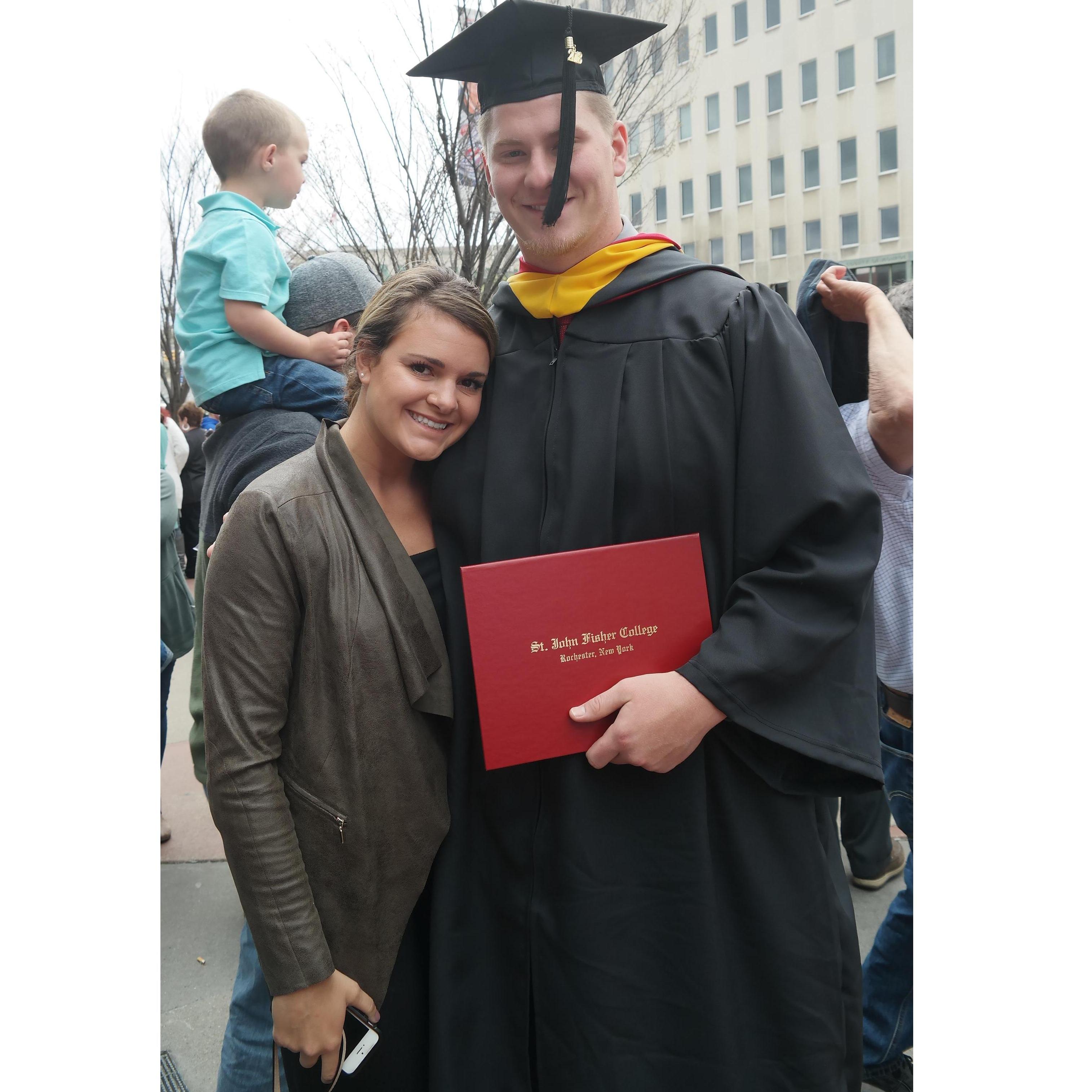May 12th, 2018 - Aaron graduated from St. John Fisher with a Bachelors Degree in Education and a focus in Special Education and History.